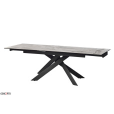 Gracio Light Grey стіл розкладна кераміка 160-240 см