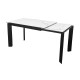 Vermont Staturario/black стіл керамічний 120-170 см