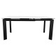 Vermont Staturario/black стол керамический 120-170 см
