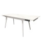 Hugo Carrara White стіл розкладна кераміка 140-200 см