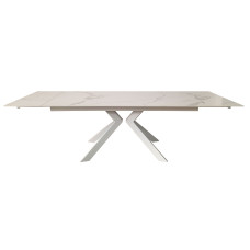 Swank Staturario White стіл обідній кераміка 180-260 см