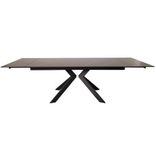 Swank Lofty Black стіл обідній кераміка 180-260 см
