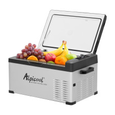 Компрессорный автохолодильник Alpicool C25 (25 л). Охлаждение –20 ℃. Питание 12, 24, 220 вольт.