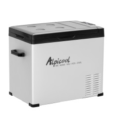 Компресорний автохолодильник Alpicool C50 (50 л). Охолодження -20 ℃. Живлення 12, 24, 220 вольт.