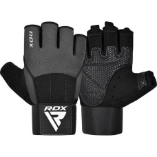 Рукавички для фітнесу RDX W3 GREY WITH EVA PADDING-S