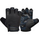 Рукавички для фітнесу RDX T2 Half Blue PLUS-XL