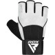 Рукавички для фітнесу RDX W3 WHITE WITH EVA PADDING-L