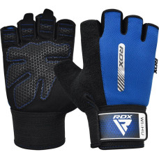 Перчатки для фитнеса RDX W1 HALF BLUE-S