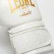 Боксерские перчатки Leone GN059W White/Gold 10 унций (капу в комплекте)