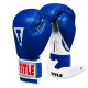 Боксерські рукавиці TITLE Classic Pro Style 3.0 Blue/White 14 oz (капа в комплекті)