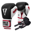 Боксерські рукавиці TITLE Boxing Gel World Black XL 16oz (бинти 4м. в комплекті)
