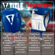 Боксерські рукавиці TITLE Classic Pro Style 3.0 Blue/White 14 oz (капа в комплекті)
